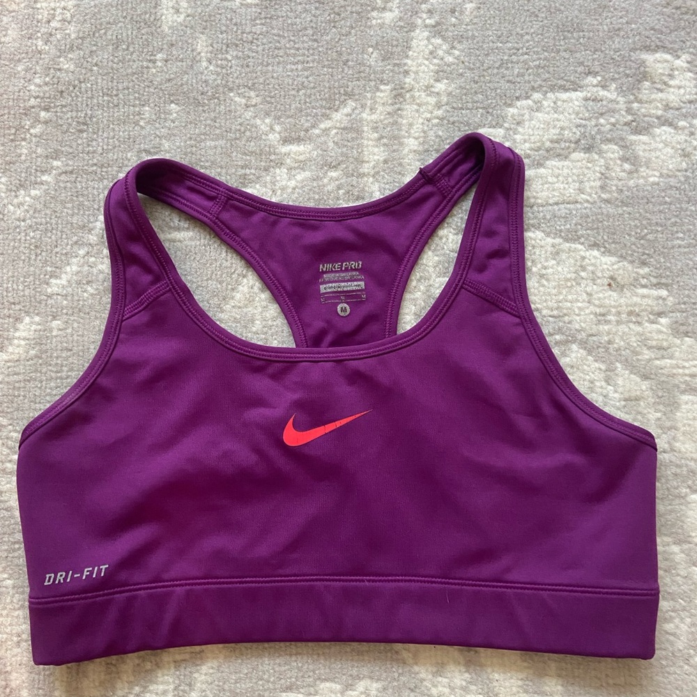 Nike Pro Women's Purple Sports Bra